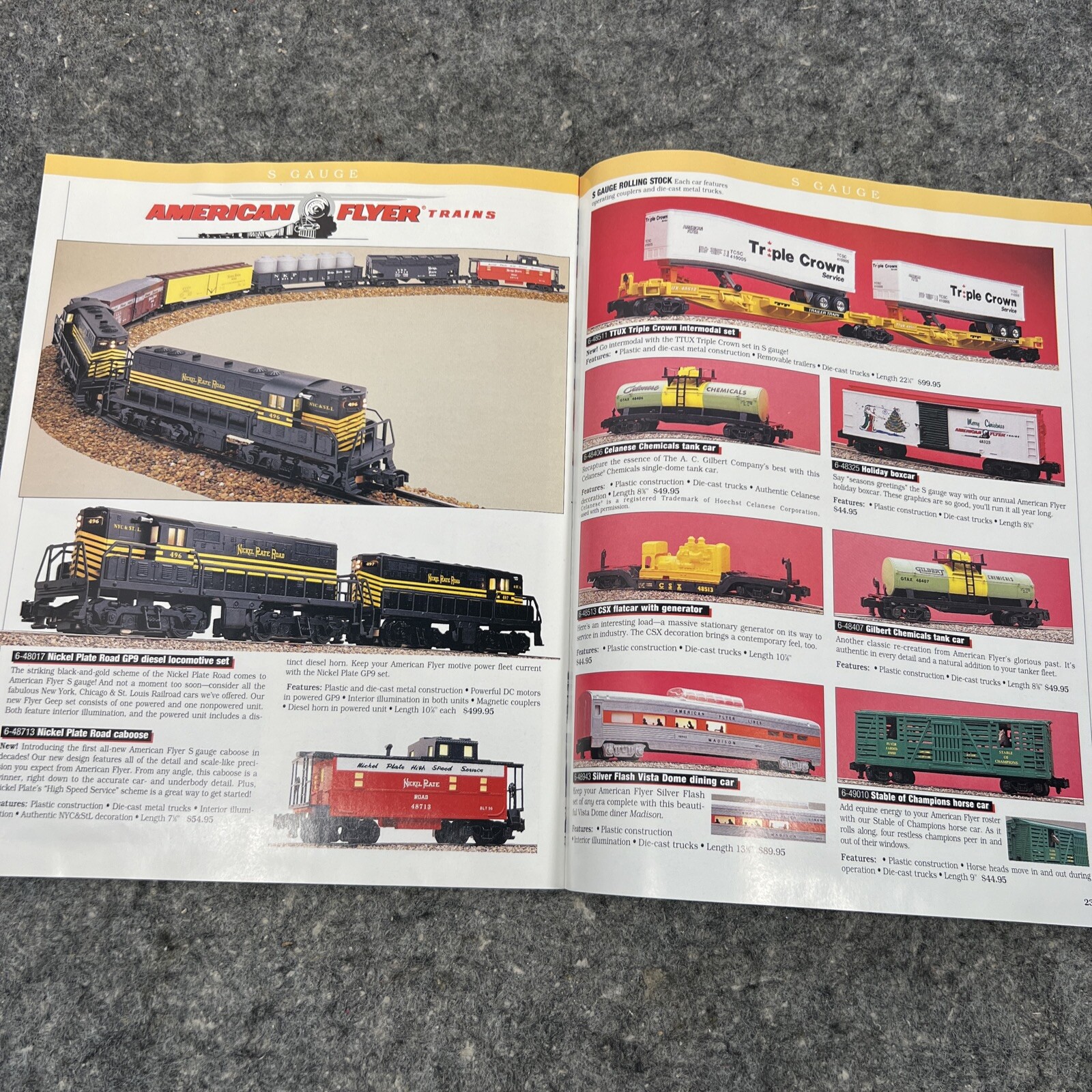 1996 Lionel Trains Catalog