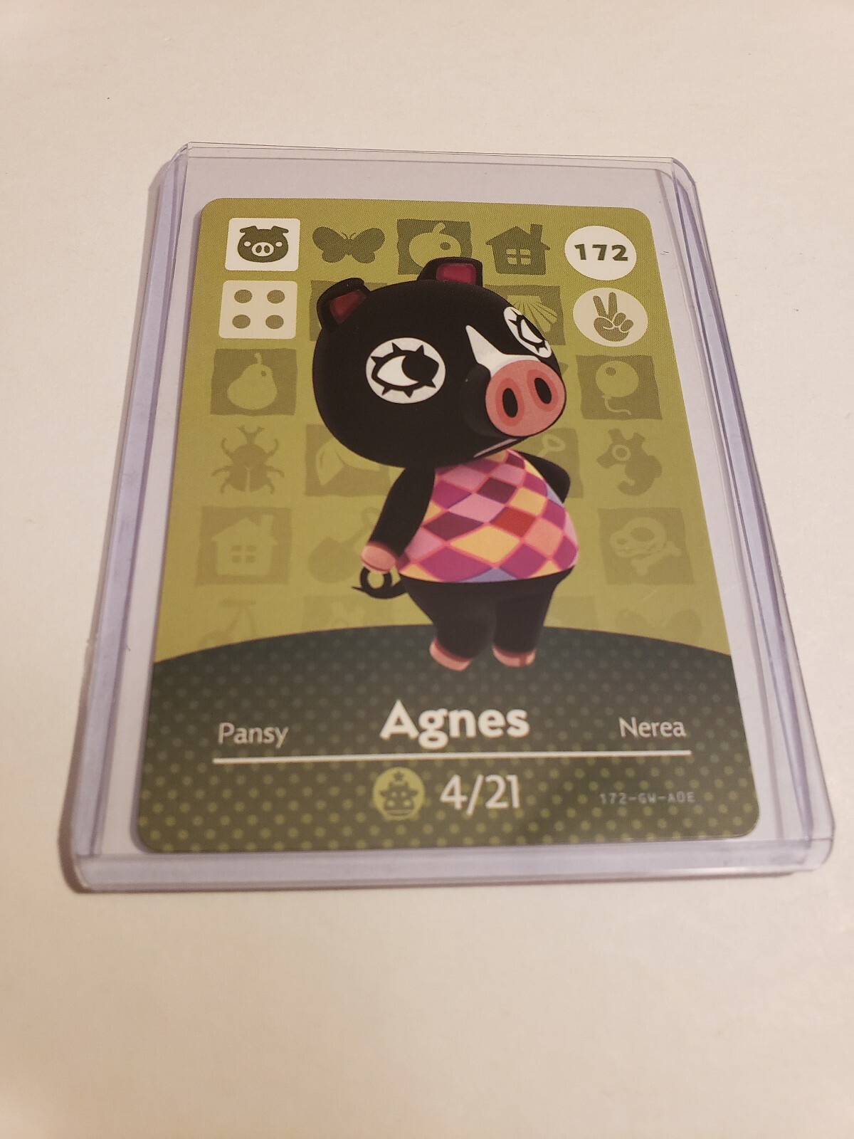 !SUPER SALE! Agnes # 172 Animal Crossing Amiibo Card AUTHENTIC Series 2 NEW!