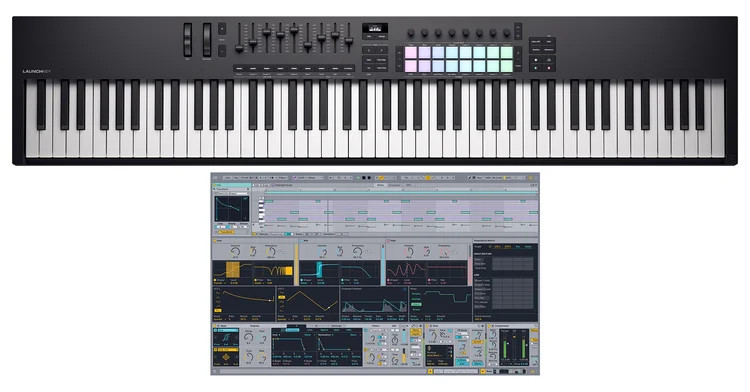Novation Launchkey 88 MK4 88-key MIDI Controller with Ableton Live 12 Standard