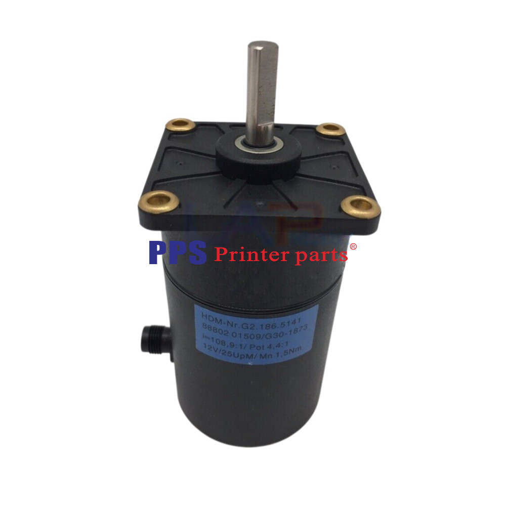 Heidelberg SM52 PM52 Printing Machine Motor G2.186.5141 12V Offset Spare #Q18 ZX