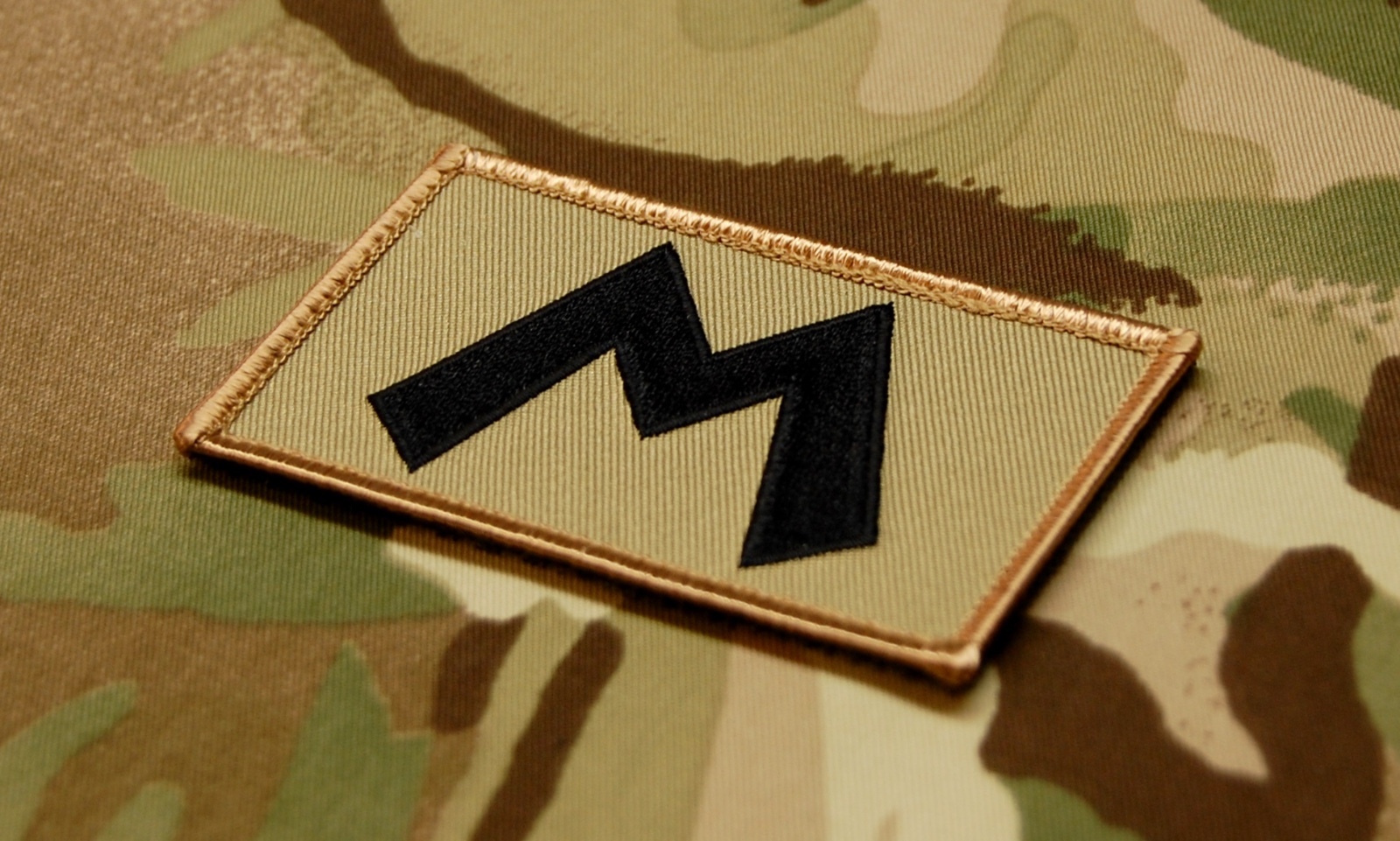 Replica M Squadron Embroidered Patch Shaky Boat Service UKSF Poole Hook Backing