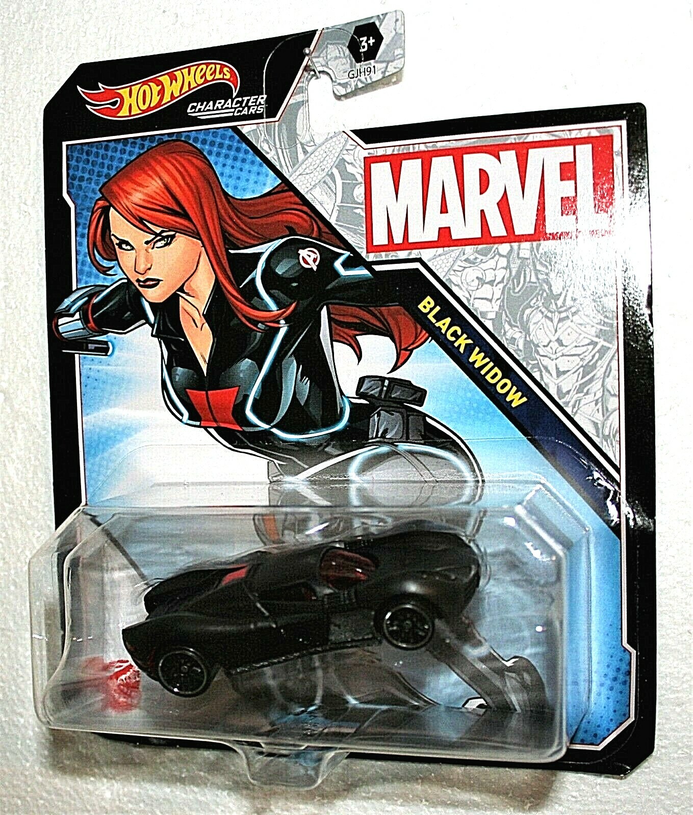 Black Widow Marvel Comics Hot Wheels Character Cars Series New NOS MIP 2020