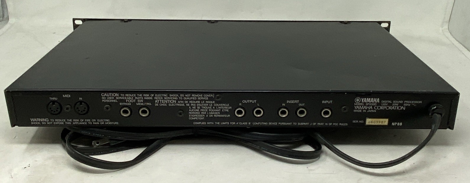 YAMAHA SPX50D Digital Effects Sound Processor