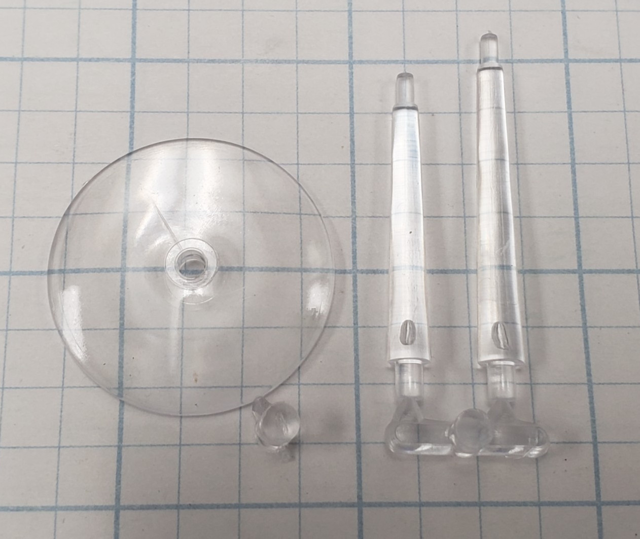 Warhammer 40k Tau Empire Bits Riptide Battlesuit Clear Flight Base 32mm