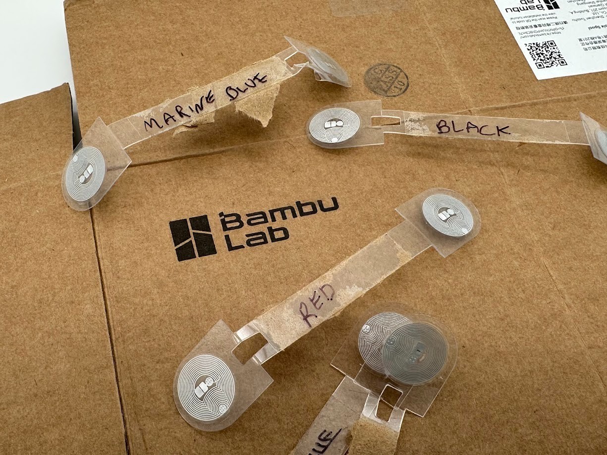 Bambu Lab Reusable Filament Spool PLA/PETG RFID NFC Tag ONLY - NO SPOOL