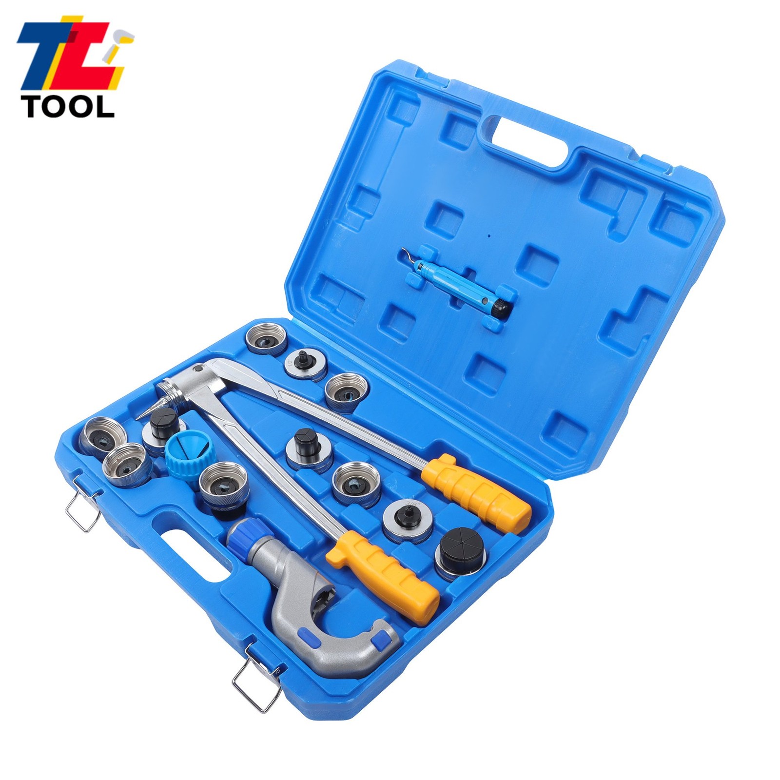 Tube Swaging Set High Quality HVAC Tubing Expander Kit Includes 3/8'' To 1-5/8''