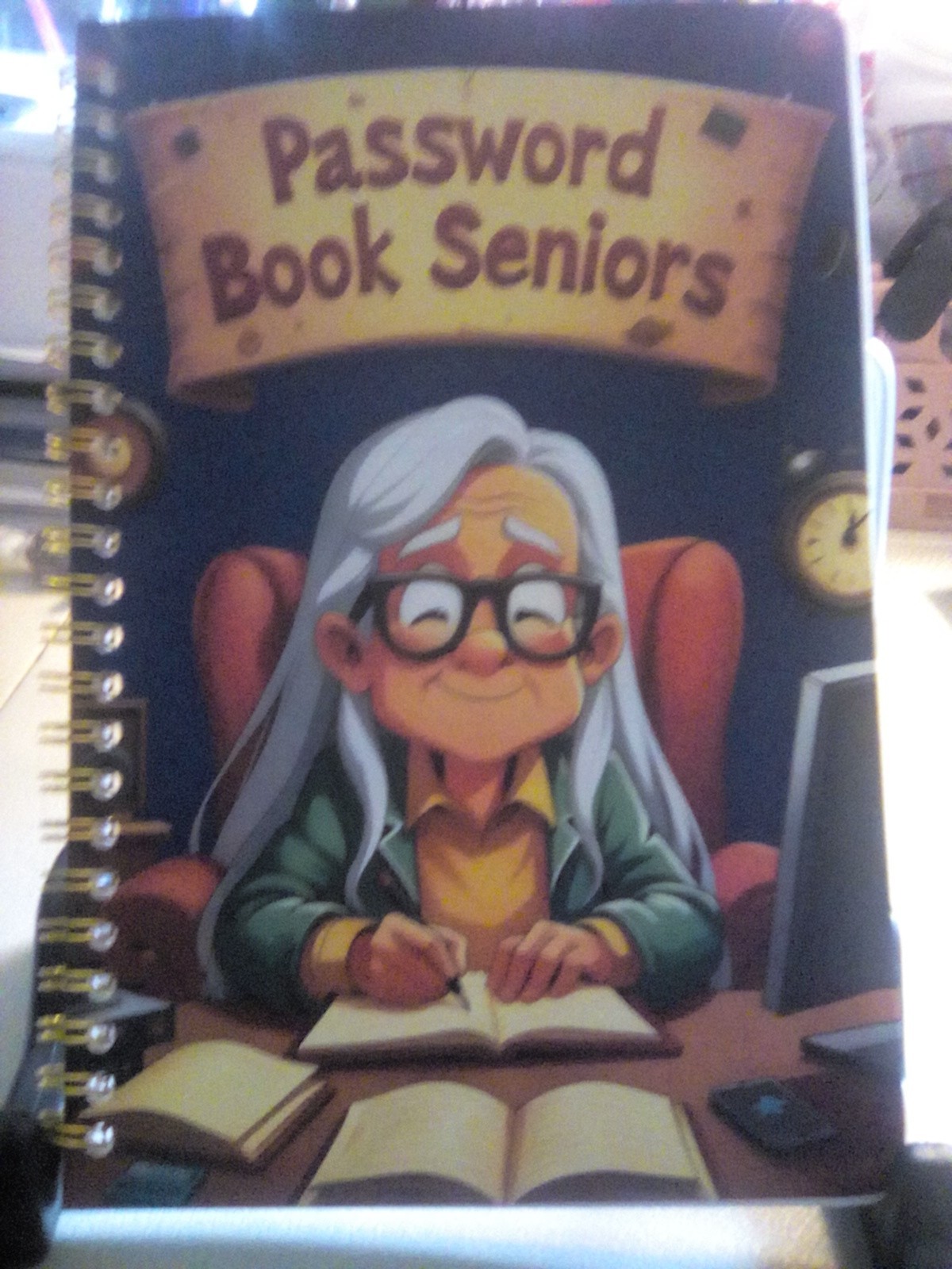 Password Book Seniors Internet Bank Credit Card Software Info Logbook Organizer