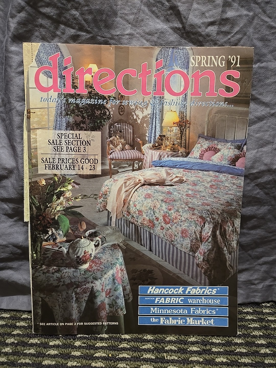 Spring '91 Directions Magazine For Sewing & Fashion Hancock Fabrics