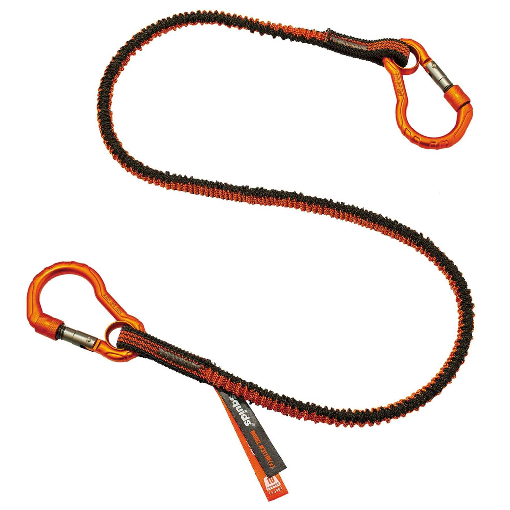 3110F, X Standard Orange And Gray Lanyard, Dual Carabiners, 10Lbs, 19822