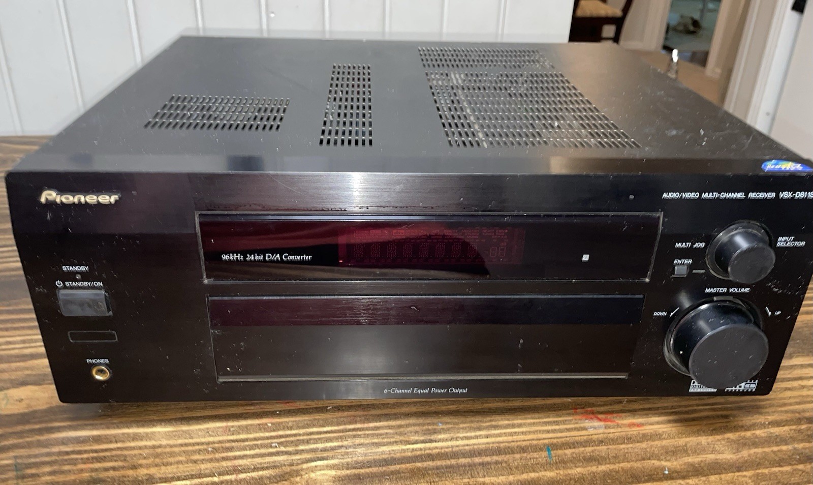 Pioneer VSX-D811S Audio Video Multi Channel  Receiver Tested Working Video