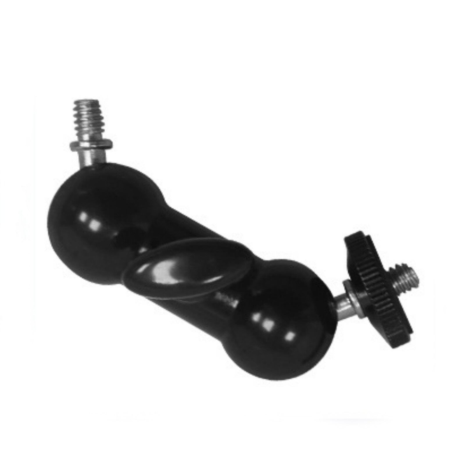 Aluminum Double Ballhead Magic Arm Mount for DSLR Phone Bike Camera Rig