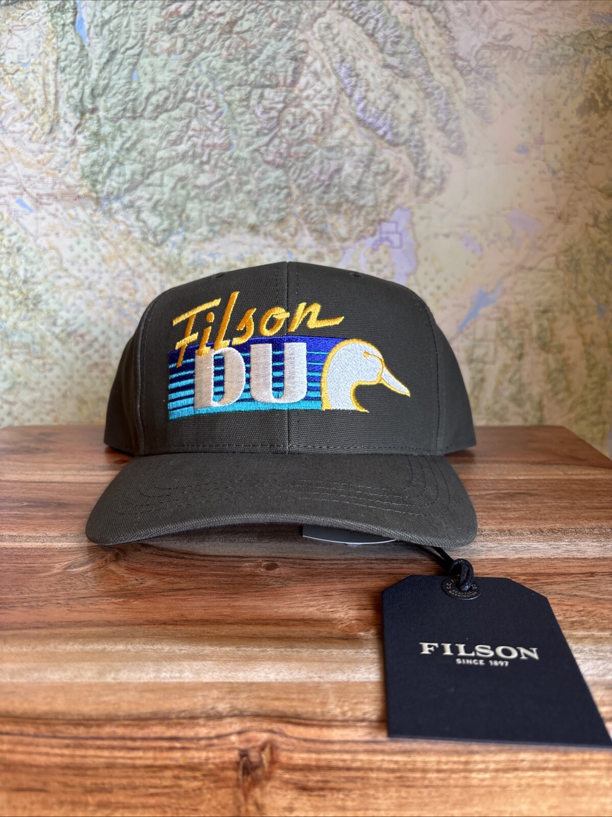 Filson Ducks Unlimited canvas Trucker Hat
