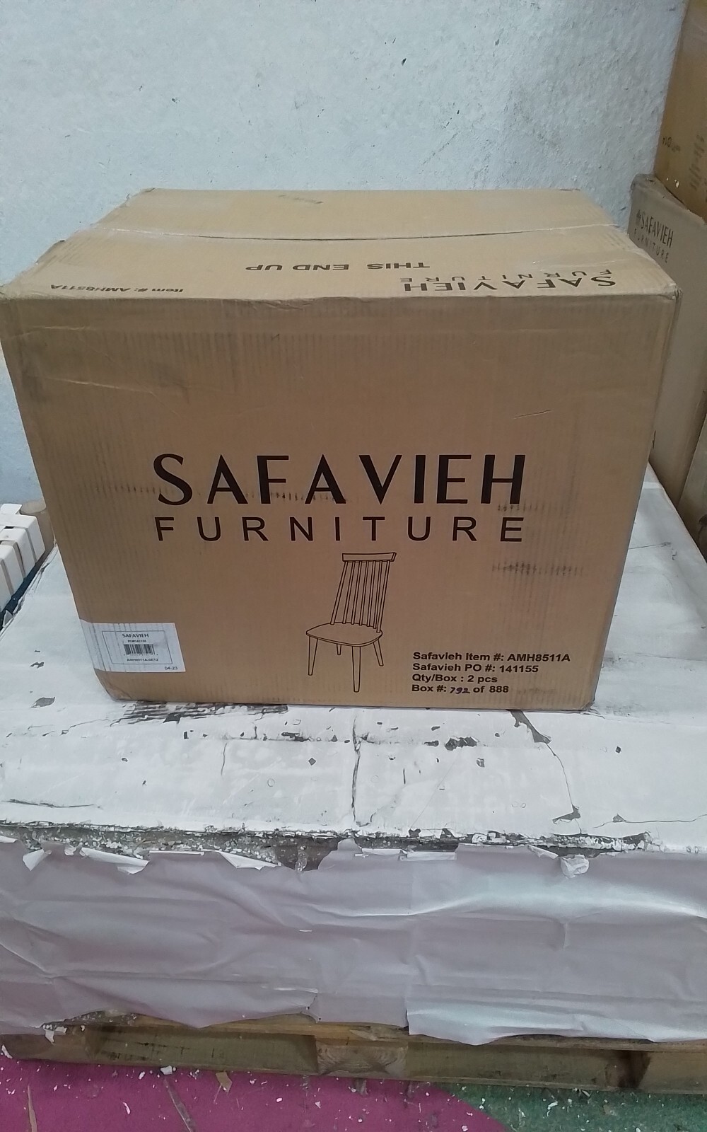 Safavieh BURRIS SIDE CHAIR, Reduced Price 2172741061 AMH8511A
