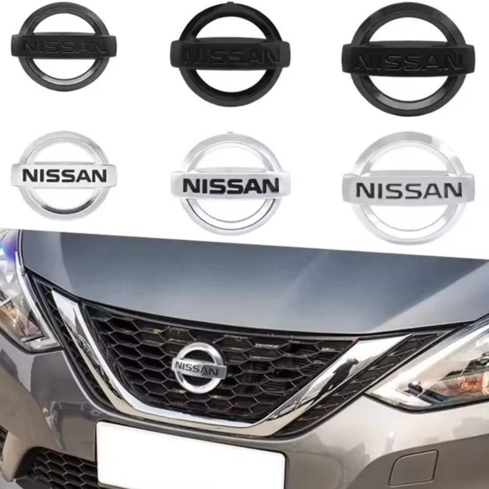 Car Front Rear Trunk Emblem Cover Sticker for Nissan Qashqai Juke Pulsar Sentra