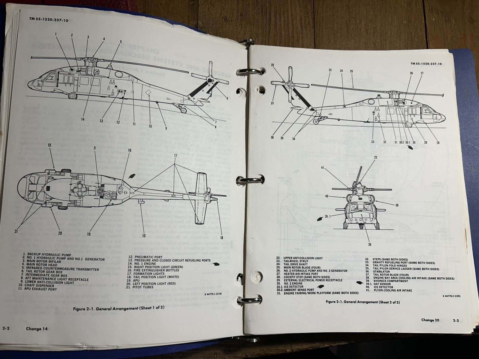 1979 Technical & Operator's Manual for UH-60A Helicopter