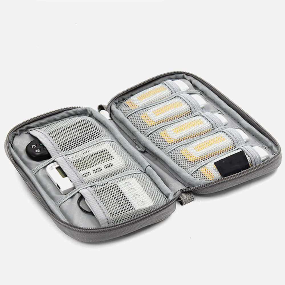 Storage Bag for USB Flash Drive Electronic Accessories Organizer Storage Holder