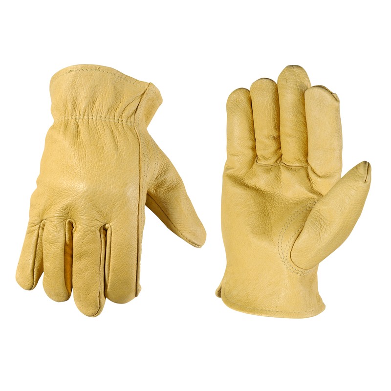 Wells Lamont 1171M Bucko Leather Driver Men's Work Gloves Medium
