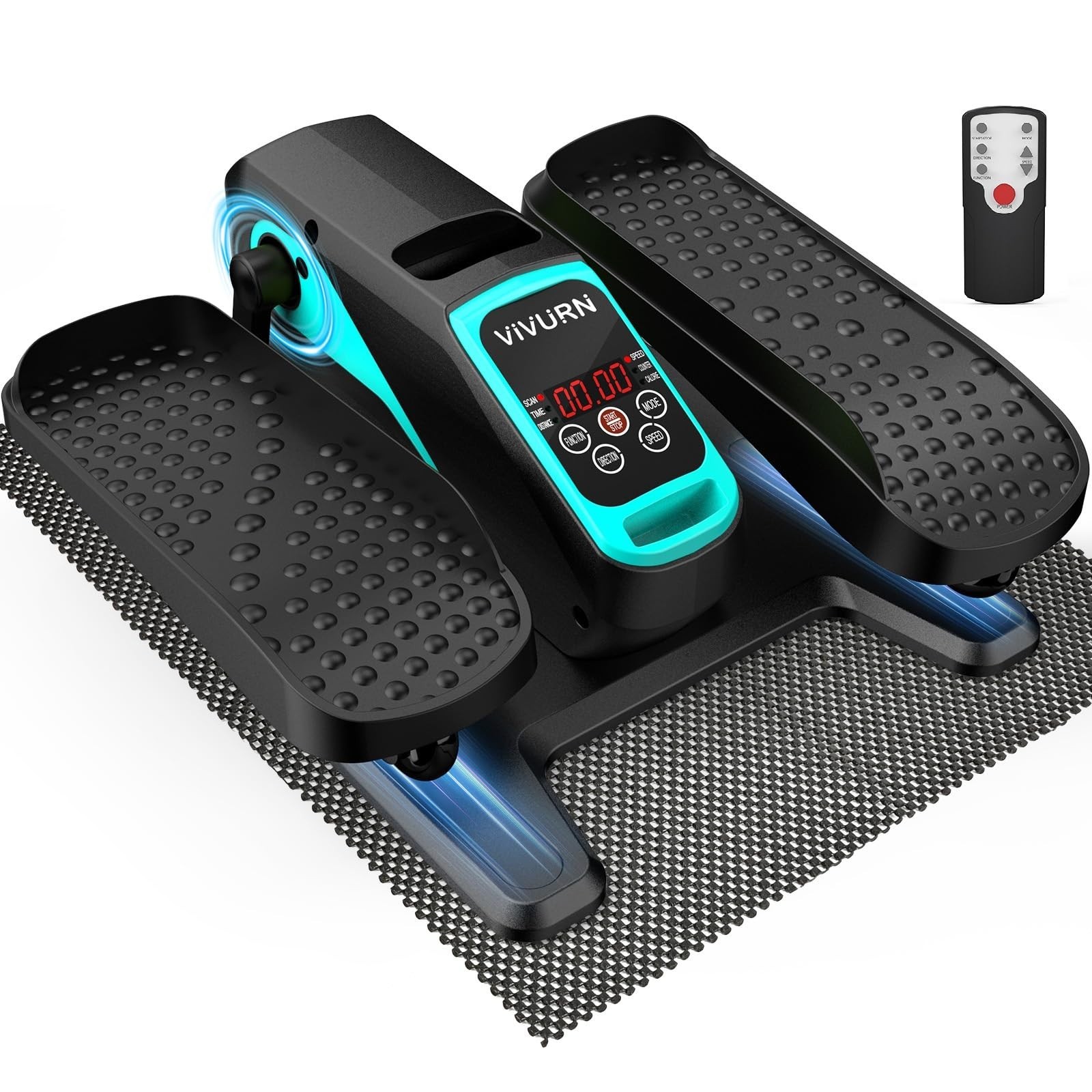 Mini Motorized Under Desk Elliptical - 12 Speed, 5 Modes, Quiet & Portable Leg E