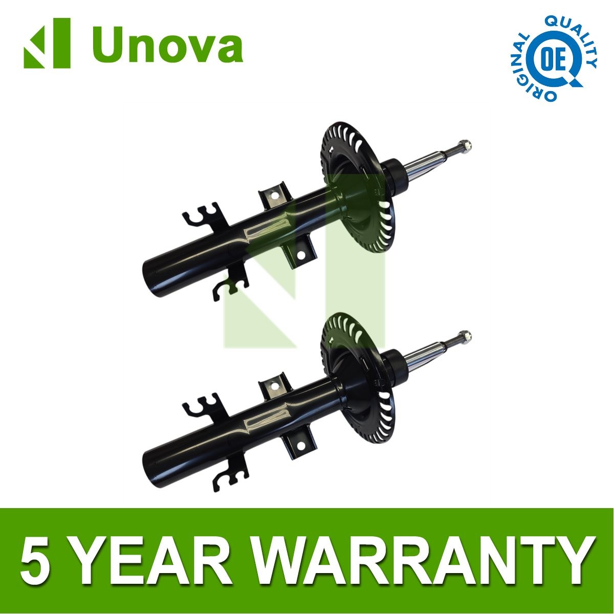 2x Shock Absorbers Front Unova Fits VW Transporter 1.9 TDi 2.0 2.5 3.2