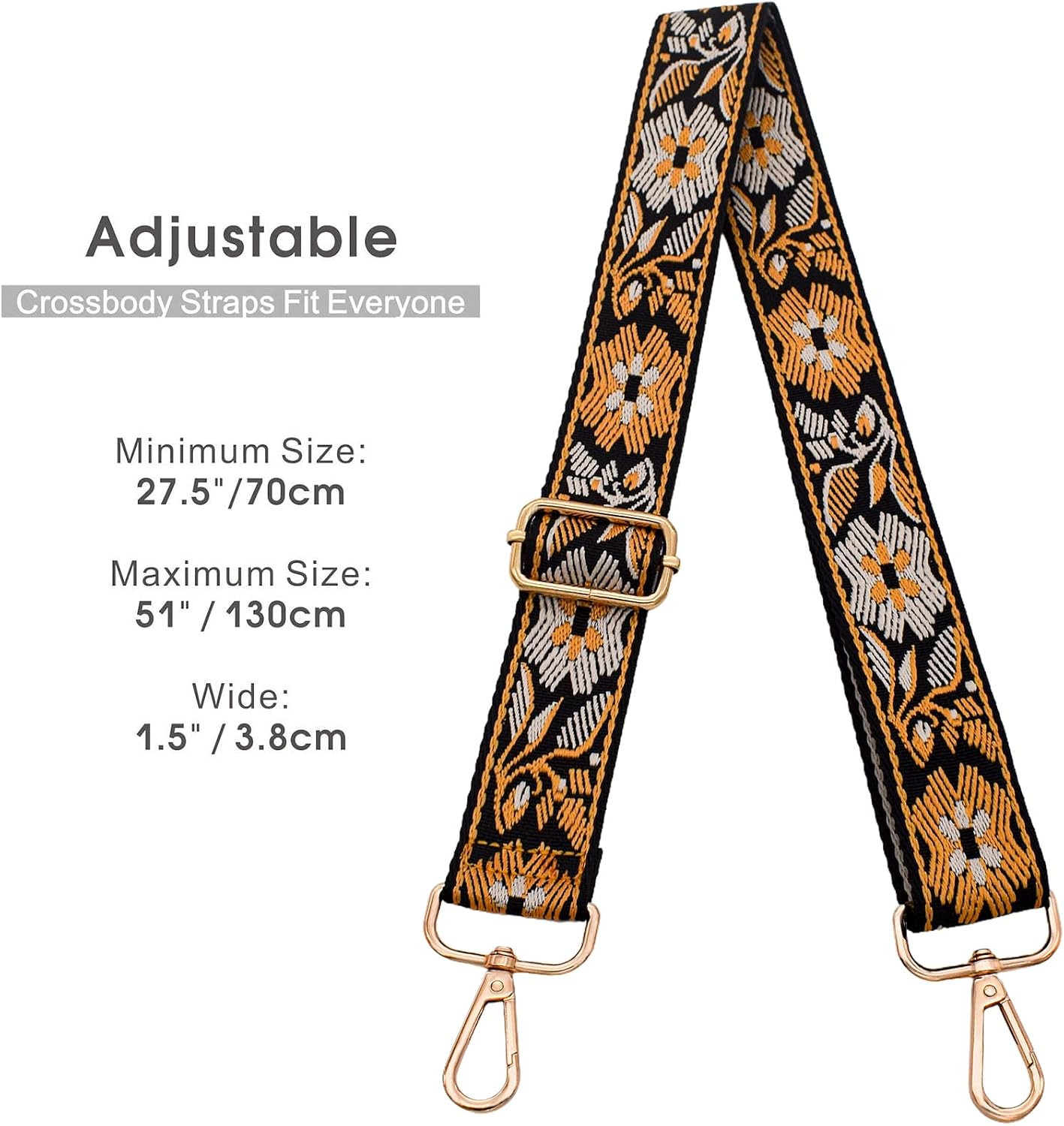 Replacement Purse Strap Shoulder Strap Adjustable Crossbody Strap for Women Cros