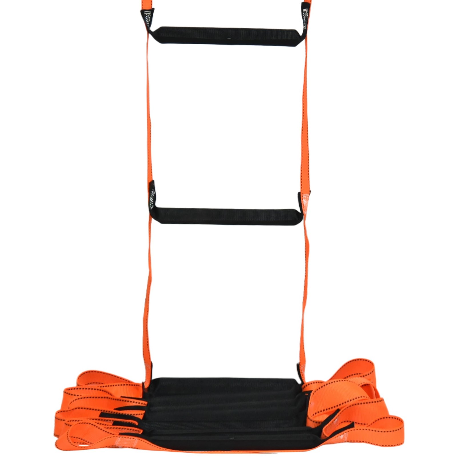 13 Feet Fire Escape Ladder Emergency for 2-3 Story 13, Orange