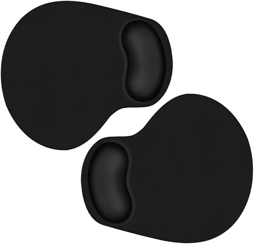 2 Pack Ergonomic Mouse Pad with Wrist Rest Support, Mousepad with Comfortable