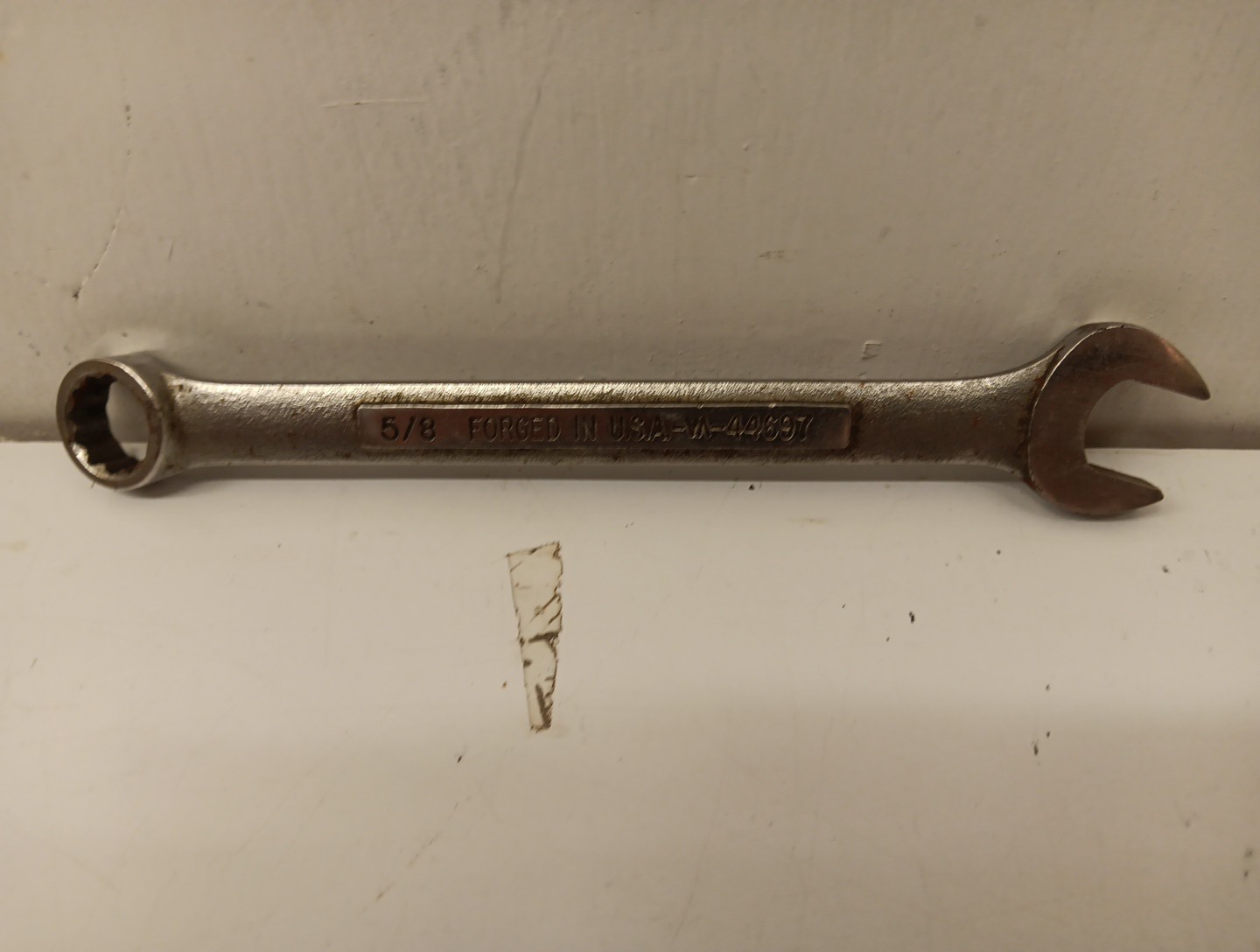 Craftsman 5/8 Open And Closed End Wrench Forged In USA VA 44697