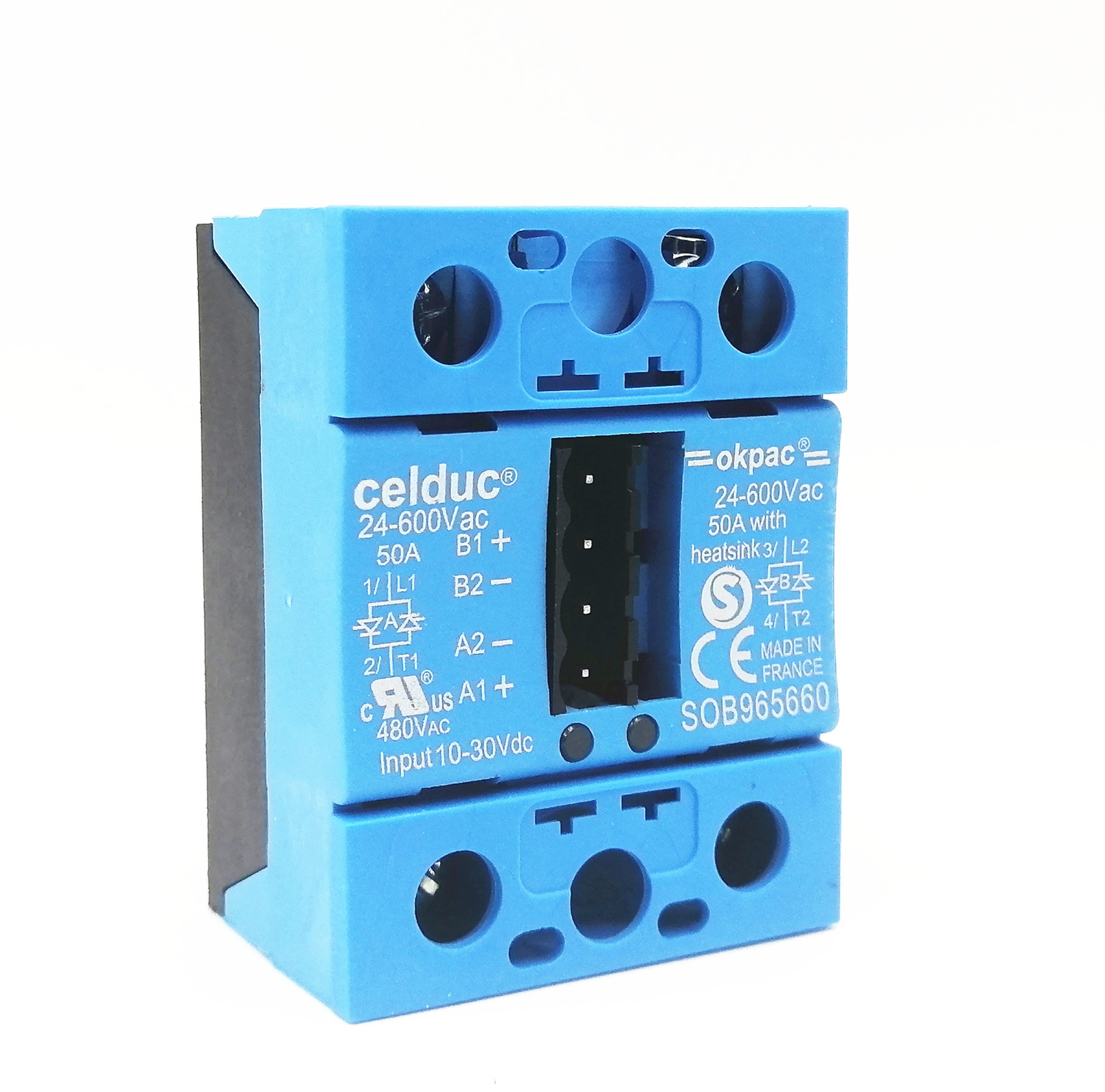 Celduc solid state relay SOB965660 50A 24-600VAC