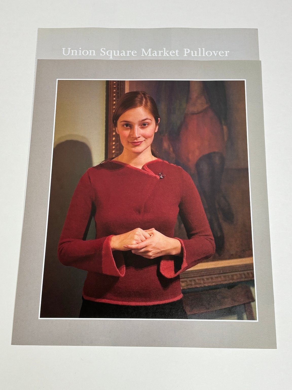 Union Square Market Pullover Knitting Pattern Sweater Sportweight Book Pages