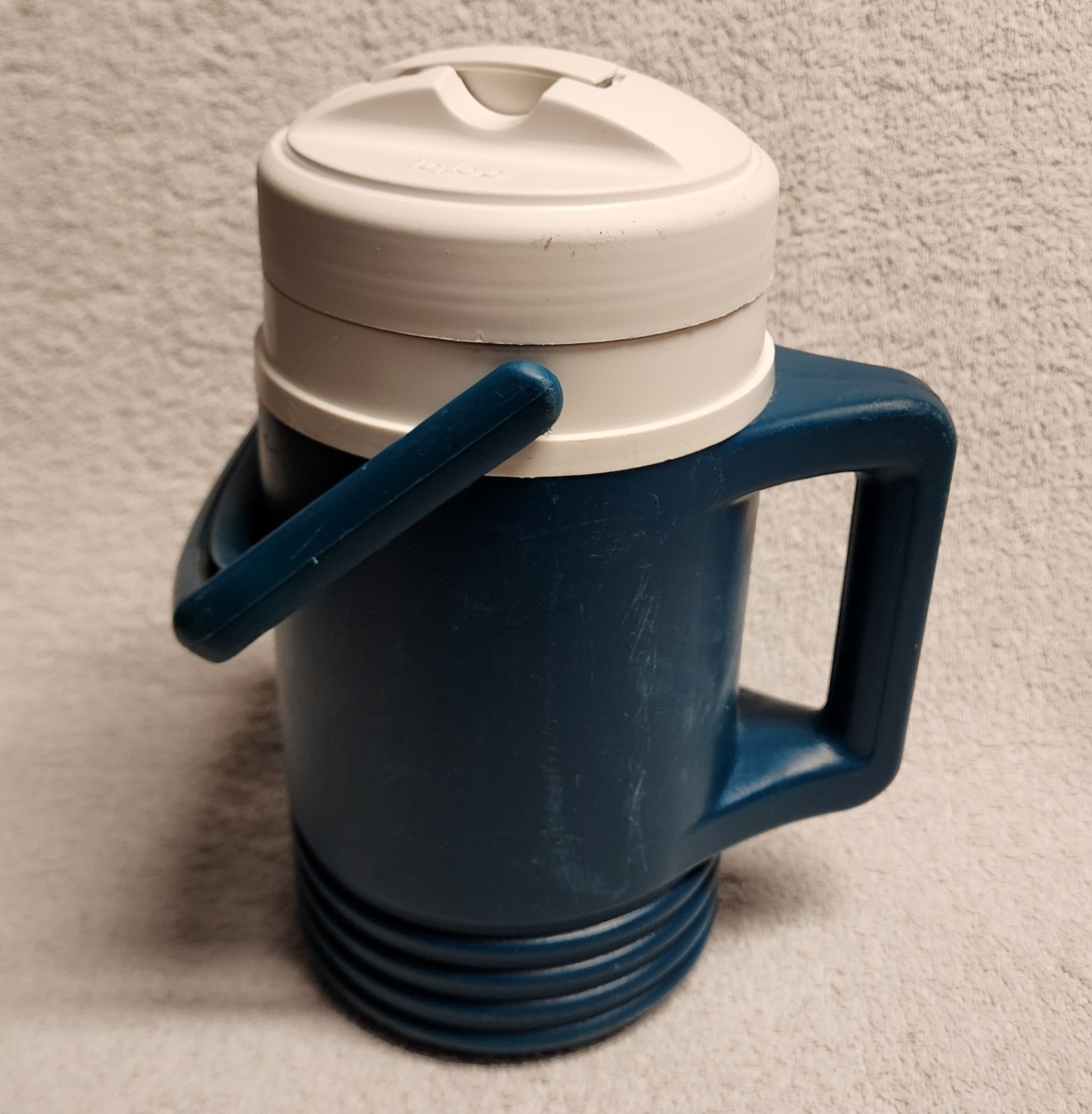 Vintage 1996 Green Igloo Half Gallon Jug Cooler with Carry and Pour Handles