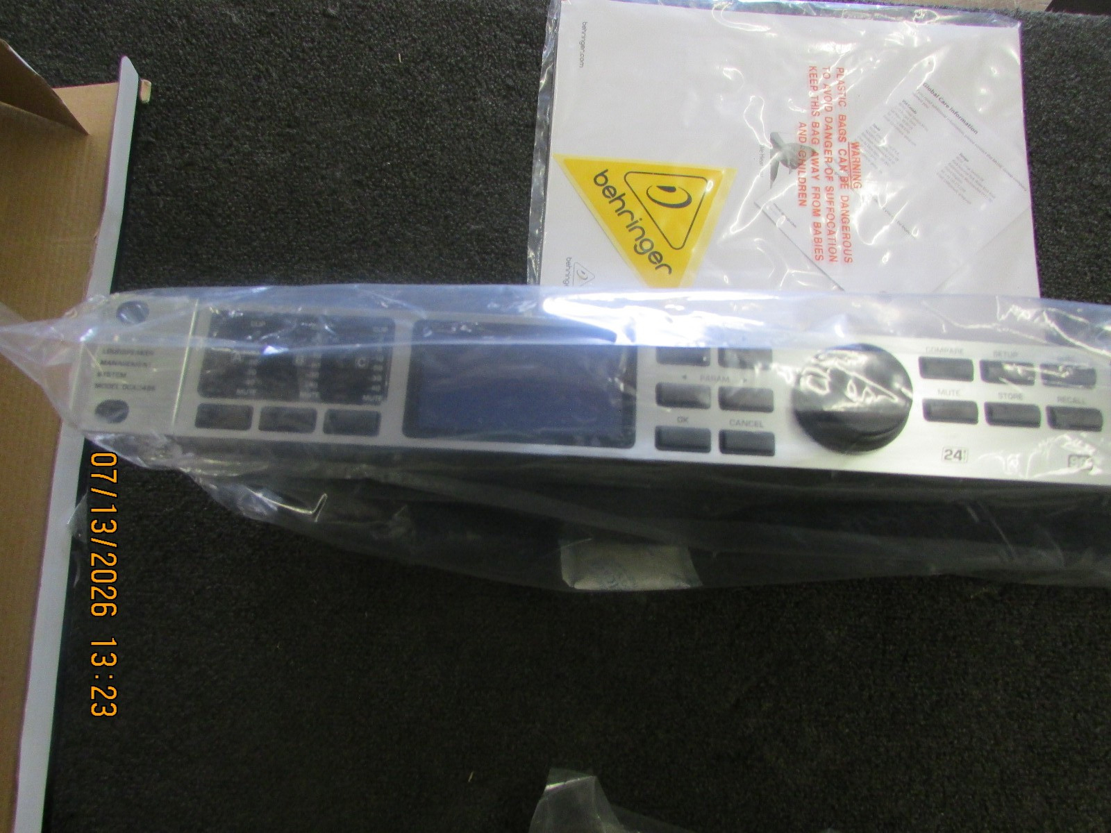 Behringer DCX2496 Ultradrive Pro Loudspeaker Management System
