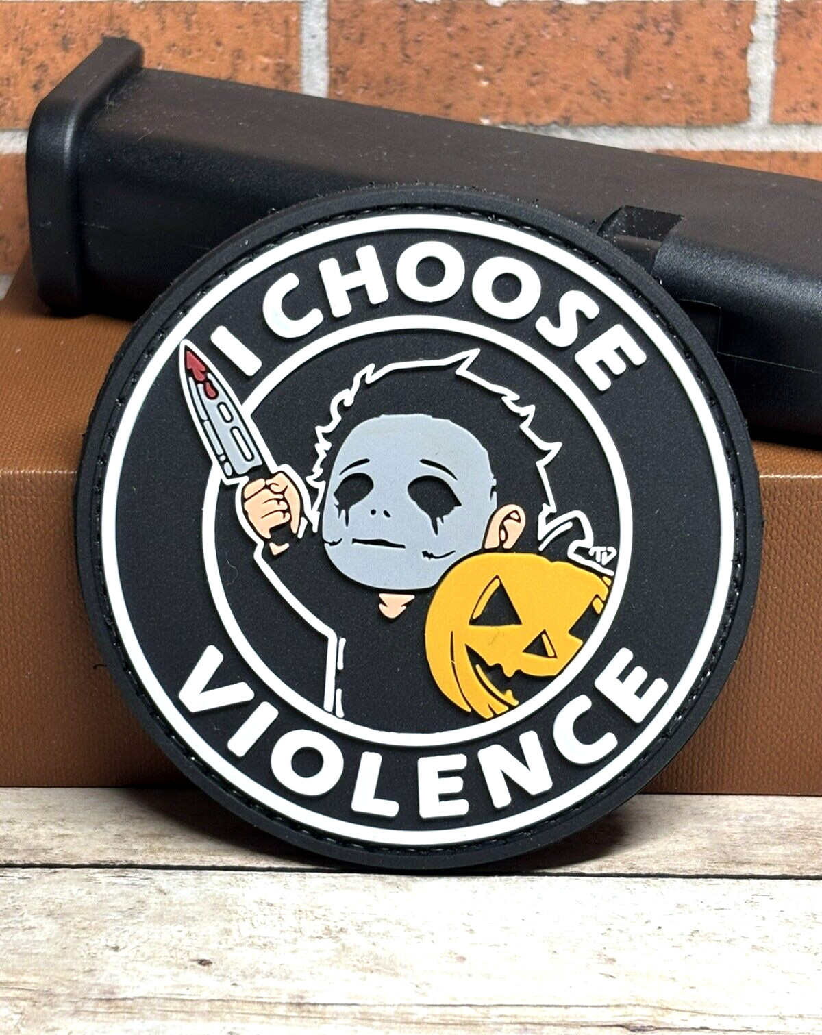 PVC Morale Tactical Patch -  Michael Myers Patch - I Choose Violence Patch