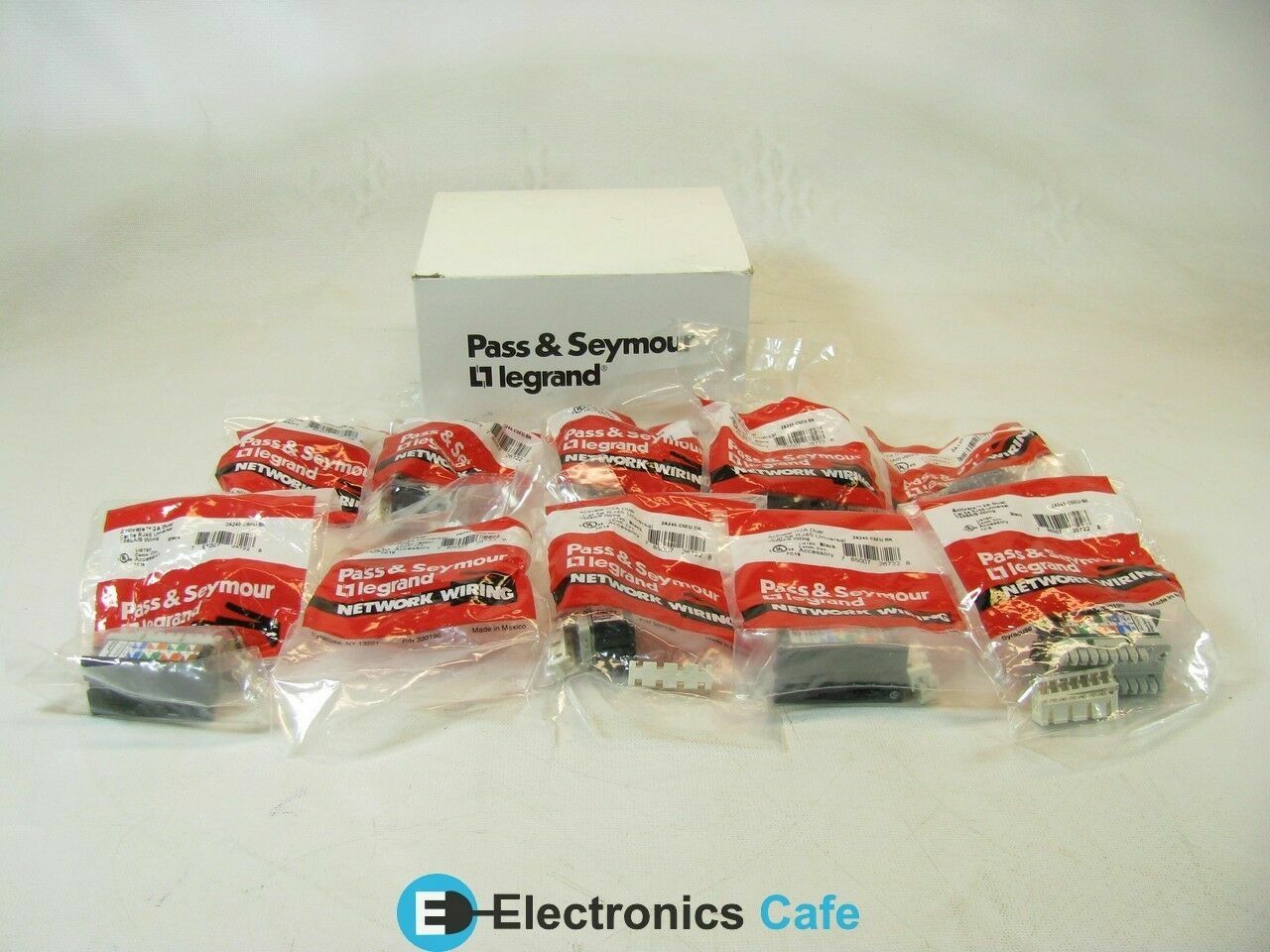 Pass & Seymour 2A245-C5EU-BK Dual Cat 5e Lot of 10
