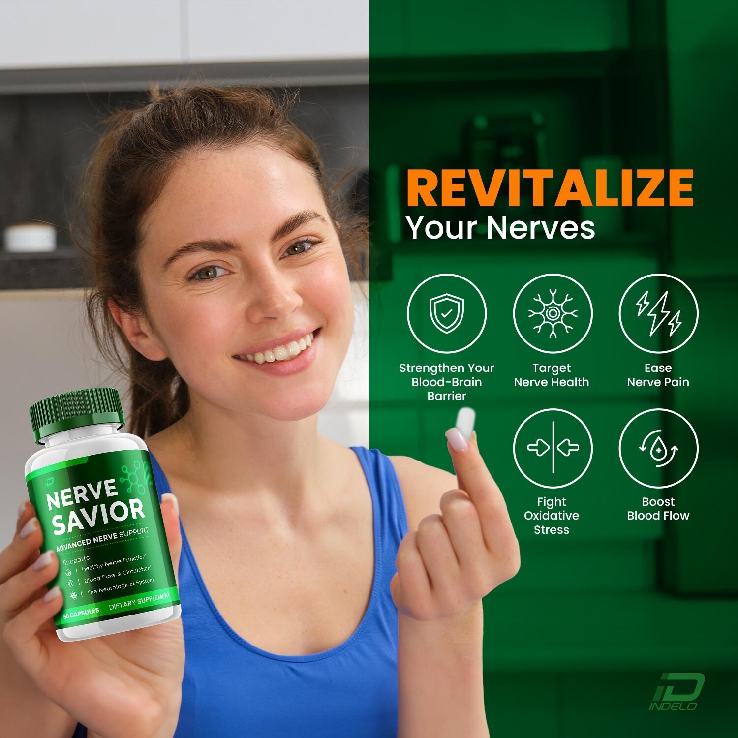 Nerve Savior for Neuropathy, Nerve Savior for Circulation, Inflammation (1 Pack)