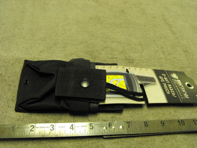 Tacticle Performance Black Nylon  2-Way Radio or GPS belt Pouch new  never use