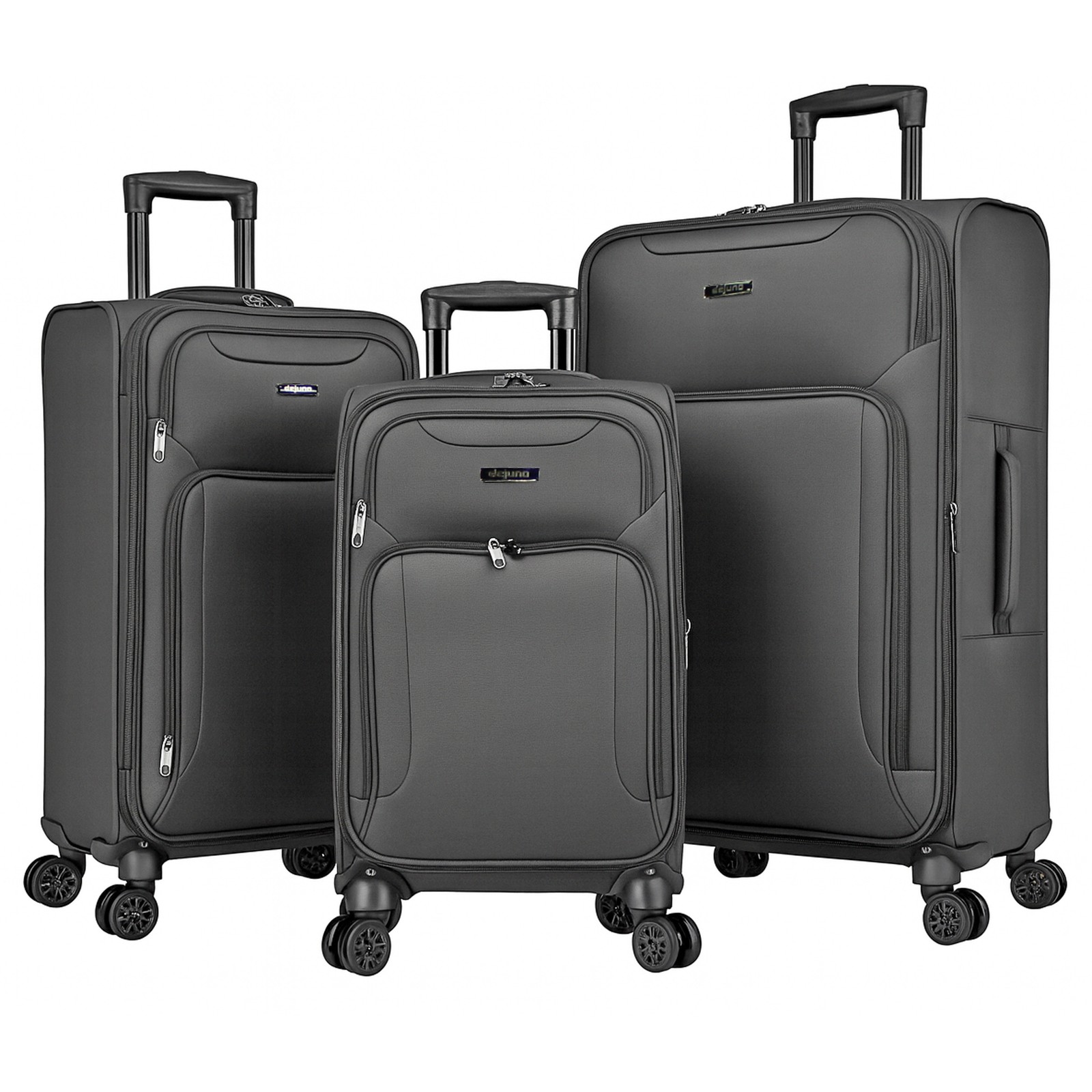 World Traveler Dejuno Jasper 3-Piece Lightweight Expandable Spinner Luggage Set
