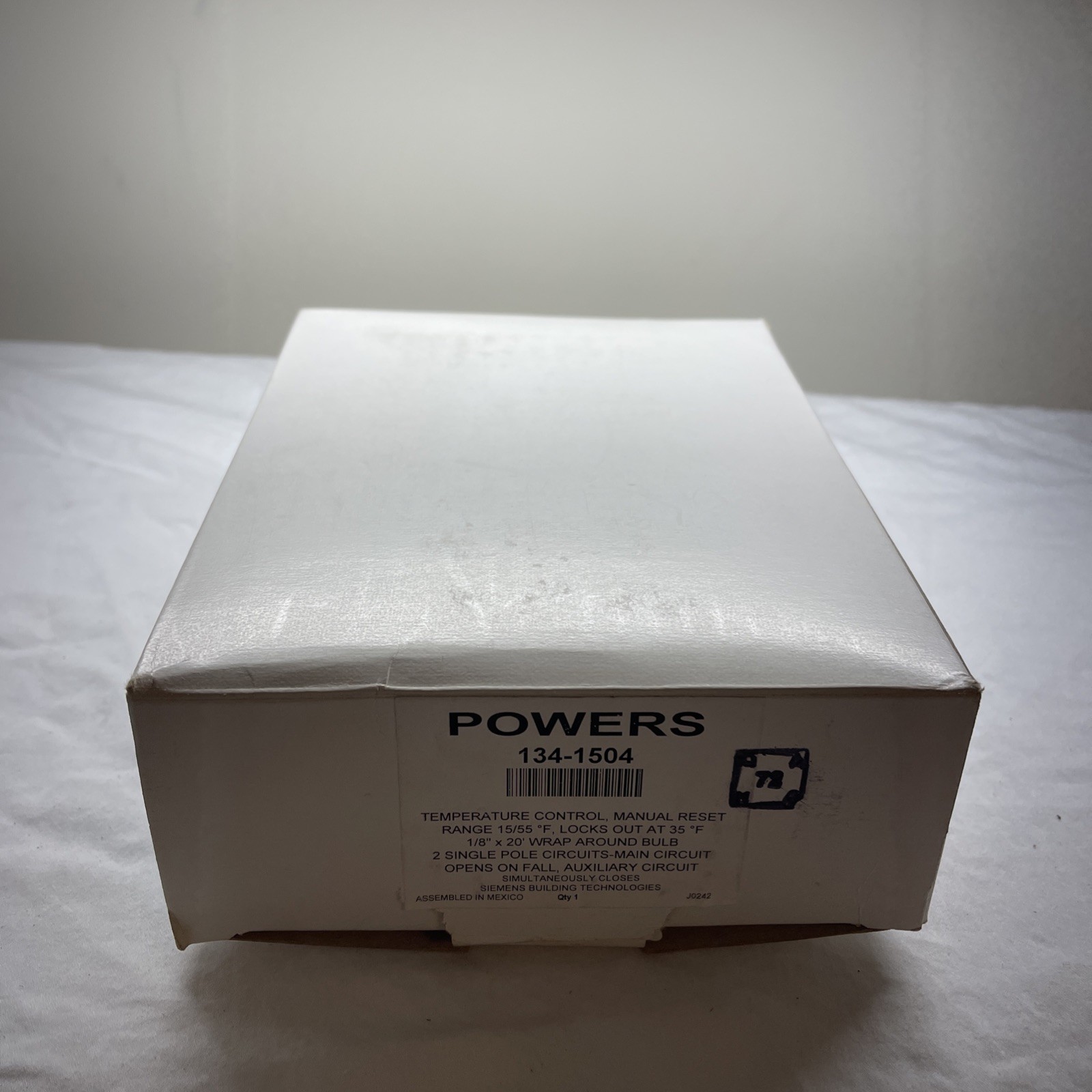 New Siemens Powers 134-1504 15/55F / Thermostat Temperature Control