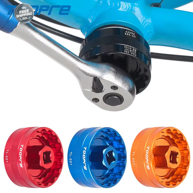 12/16-Notch Bottom Bracket Removal Tool, 5-in-1 Bike BB Tool,39/41/44/46/49mm...