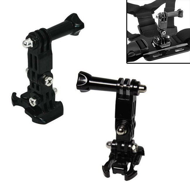 3Way Arm Elastic Chest Strap with 3-Way Adjustment Base for GoPro