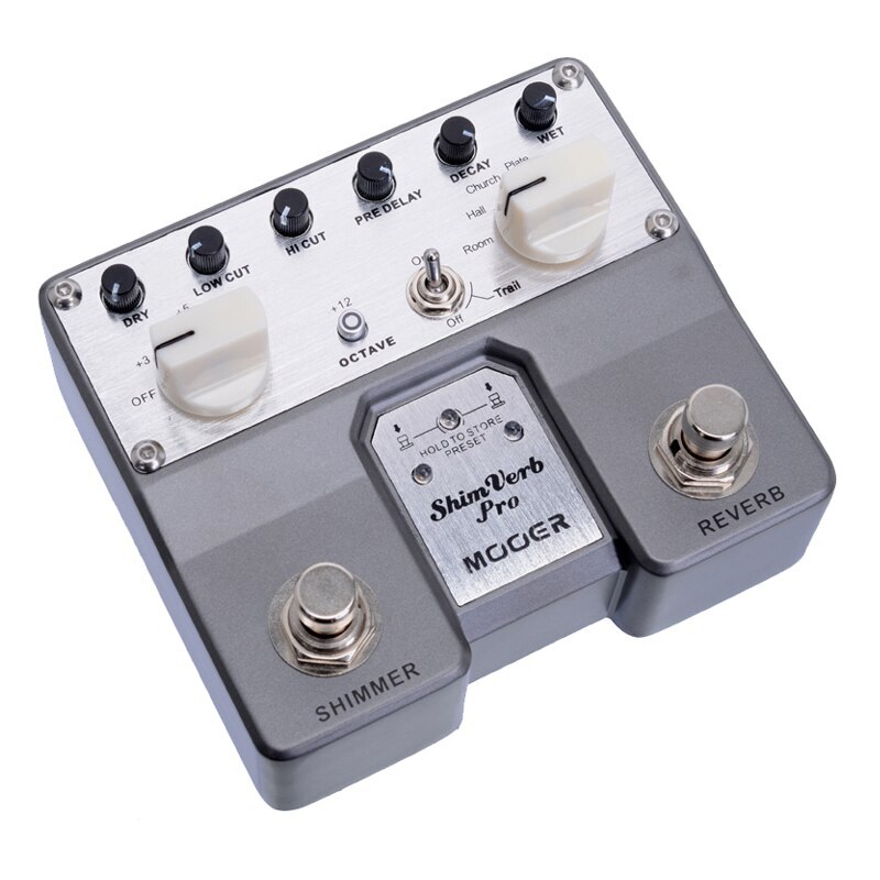 5 Modes Dual Foot Switch DSP Chip Digital Reverb Guitar Effect Pedal