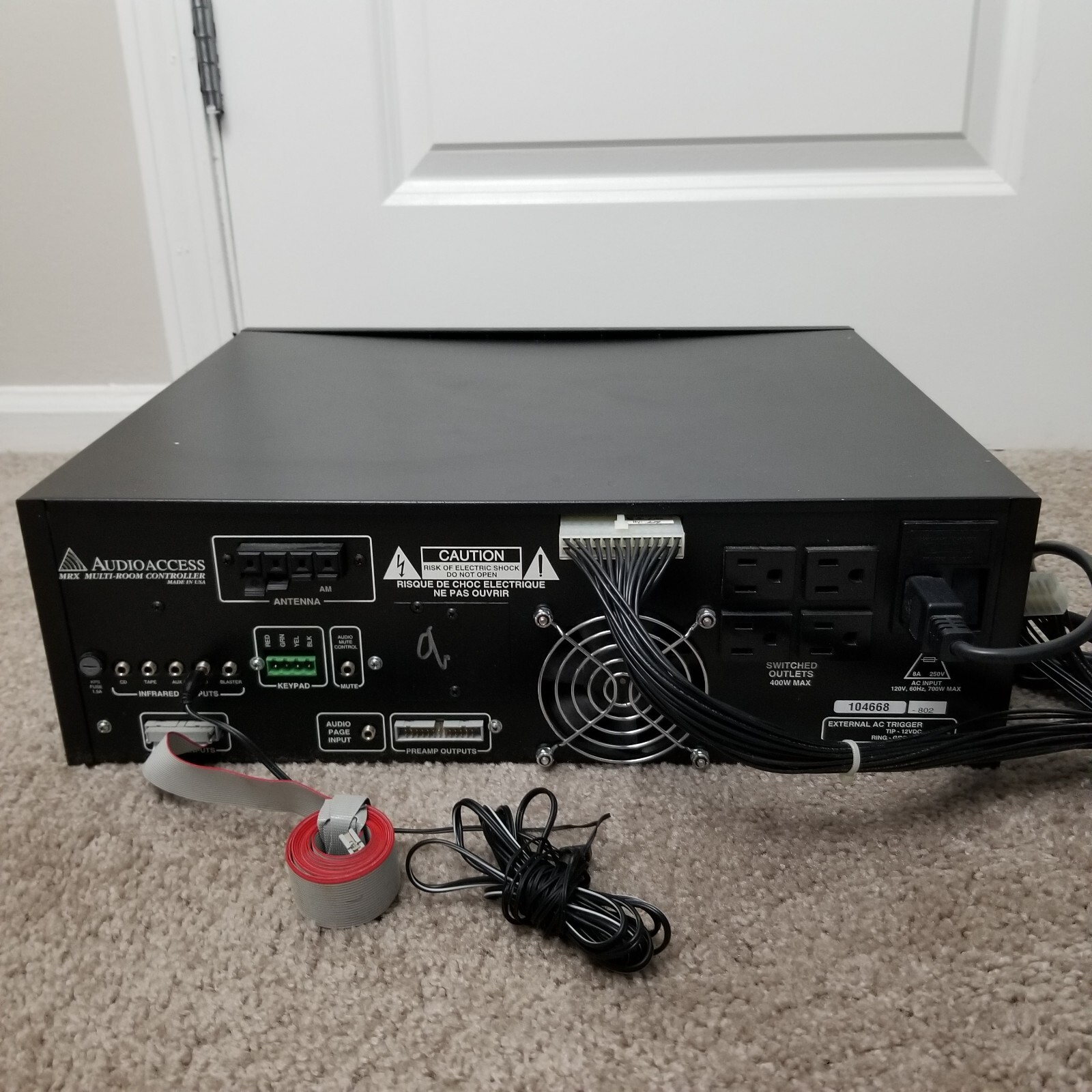 FOR PARTS Audioaccess MRX Multi Room Source Controller UNTESTED