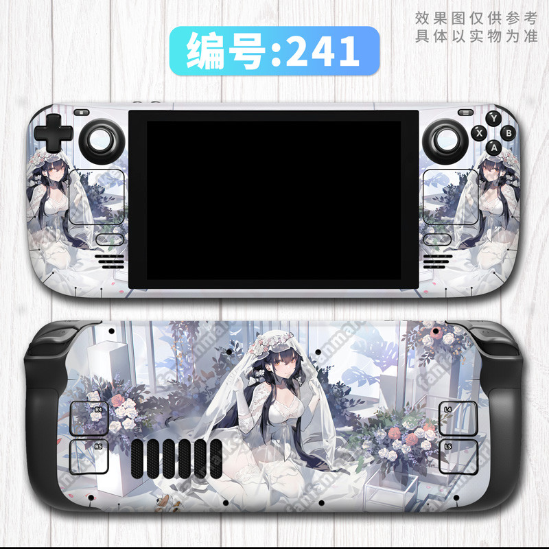 Vinyl Decal Skin Sticker Protector for Steam Deck Full Set Stickers #241