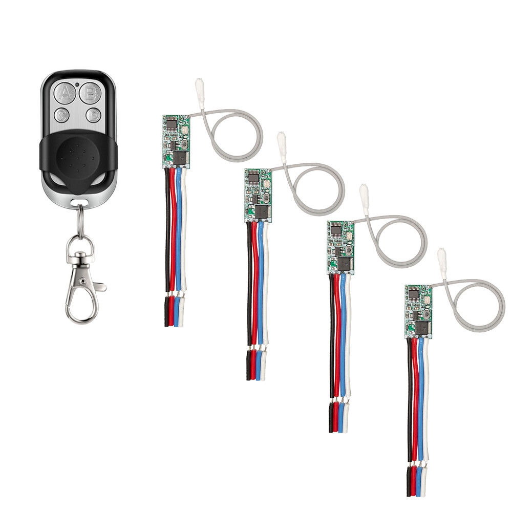 DC3.6V 5V 9V 12V 24V Mini Relay Receiver Smart Switch Wireless RF Remote Control