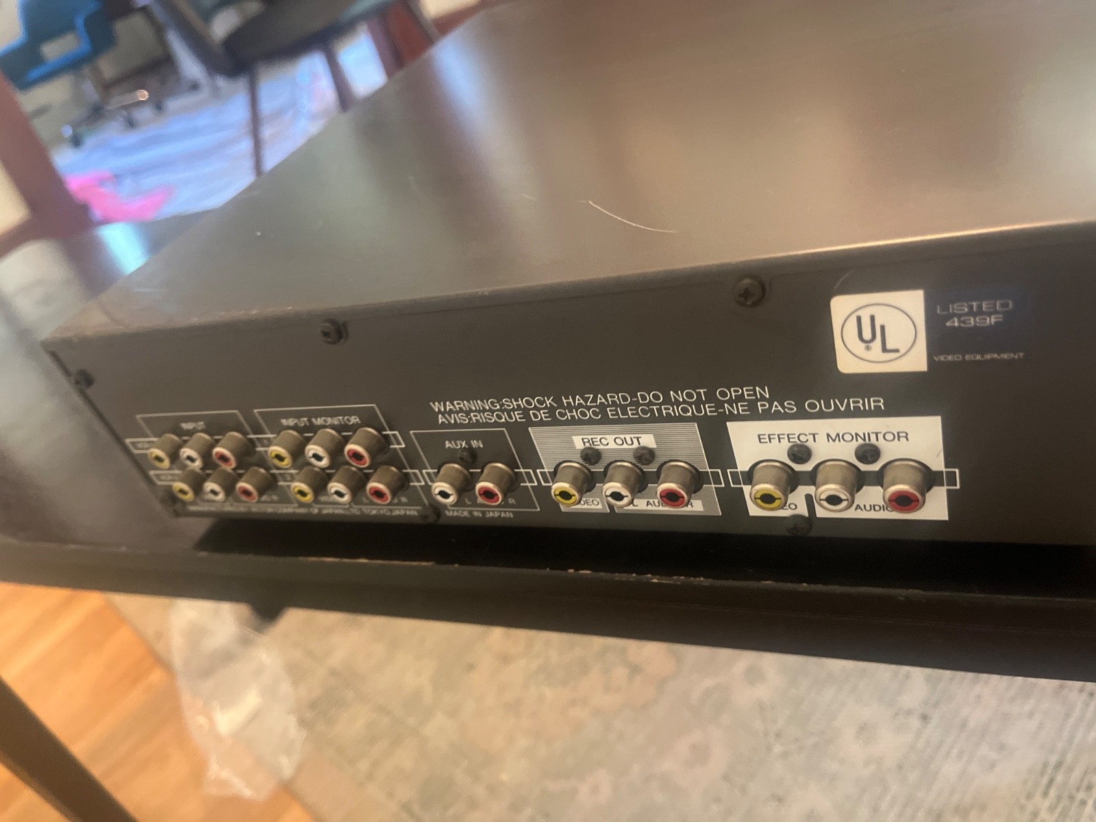 JVC JX-W9 Special Effects Generator Untested powers on