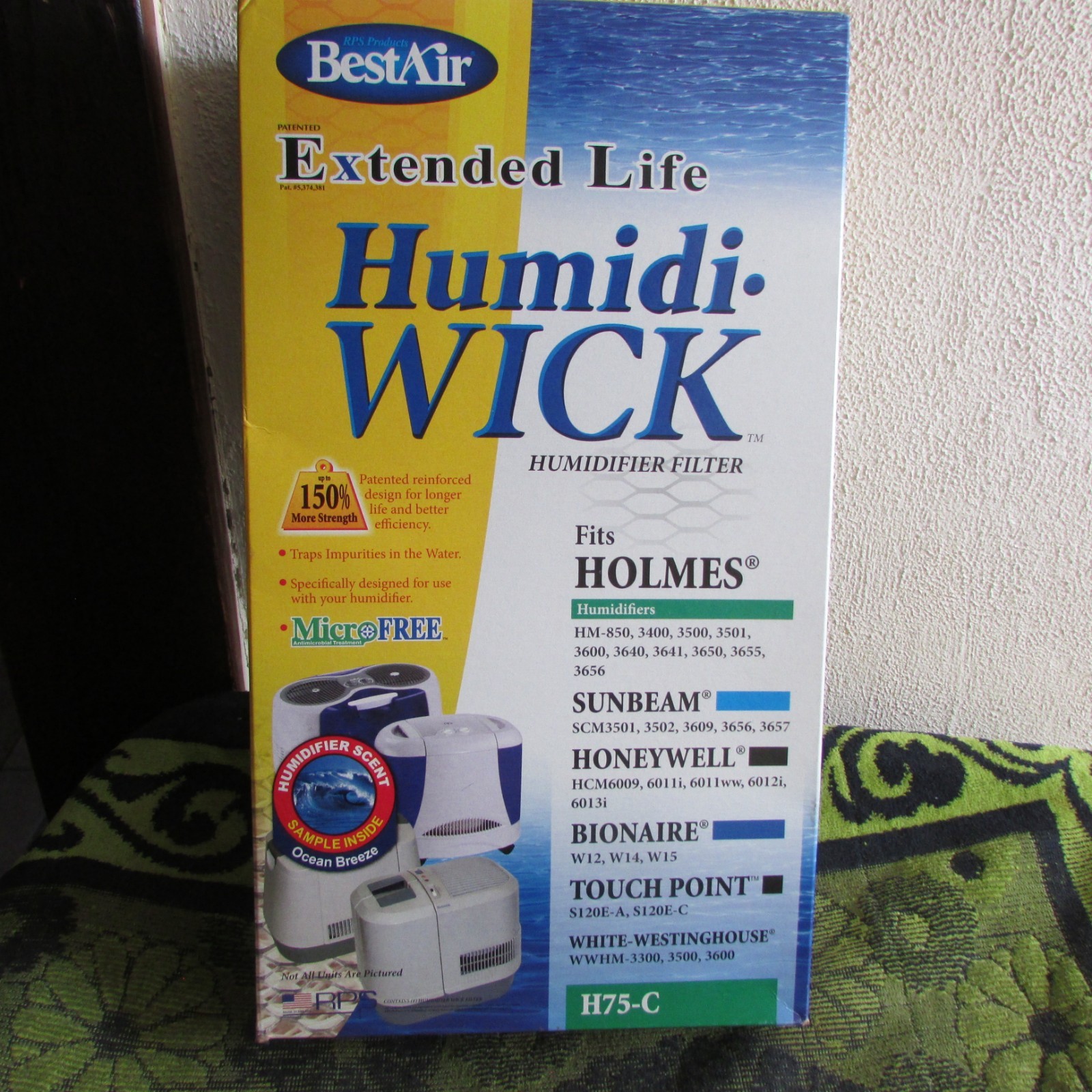 New BesAir H75-C or Holmes HWF65 (C), HWF-46, Humidifier Wick Filters. U Choose