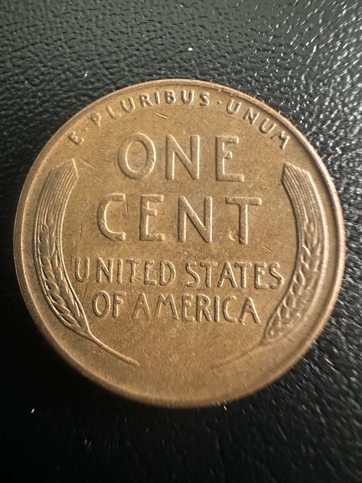 Wheat penny 1953 D Error Mint Mark Shifted Planchet Error