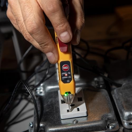 Klein Tools NCVT2P Dual Range, Non-Contact Voltage Tester, 12-1000V AC, Visual