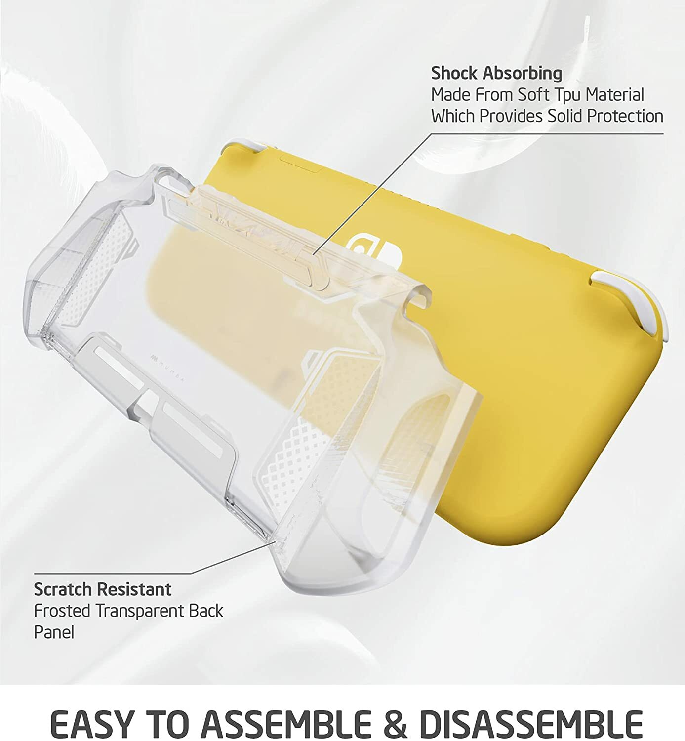 Mumba For Nintendo Switch Lite 2019 Grip Case Perfect Match Shell Rugged Cover