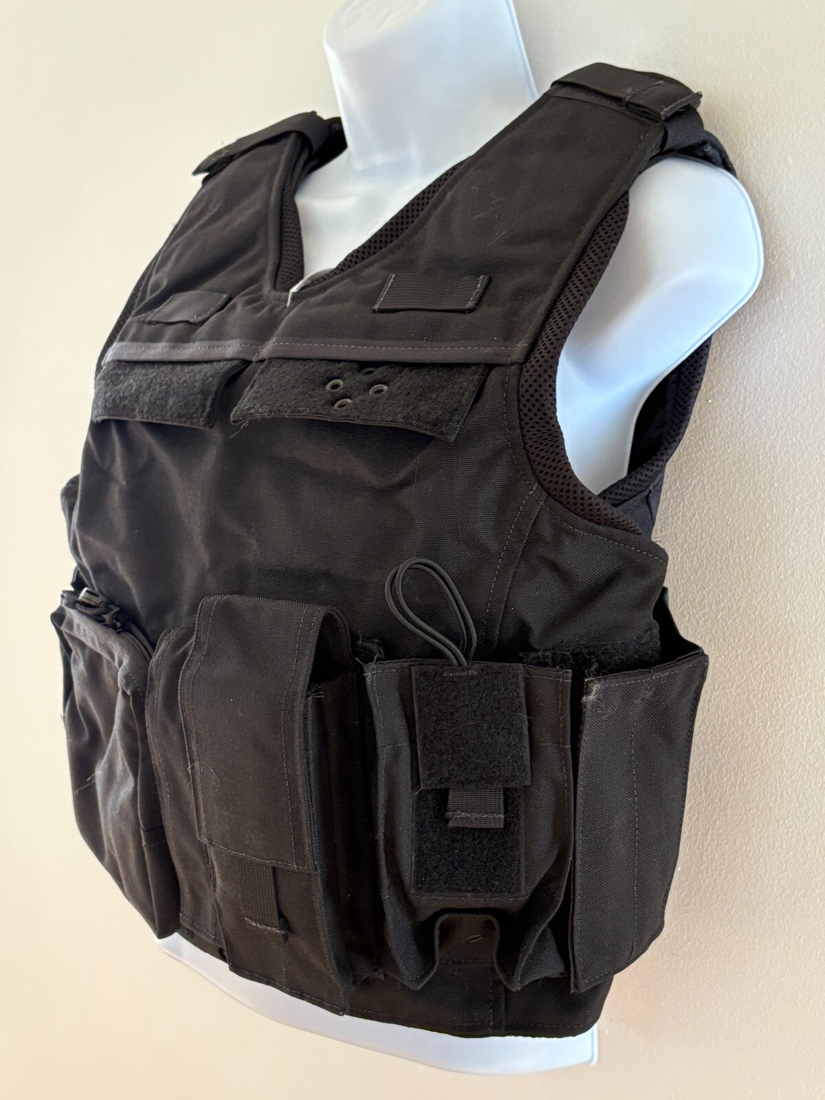 SECOND CHANCE Standard Armor Carrier Side Open Fix Pocket Small 1912-1813 Black
