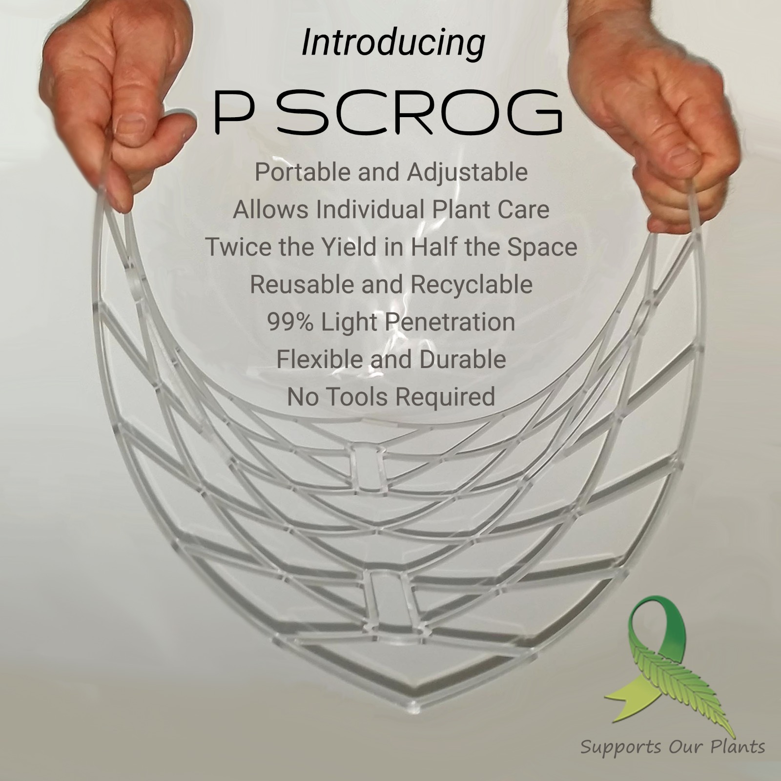 "P SCROG Pro 2 screen kit" using a Smart Pot (fits most containers)